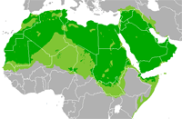 アラビア語の話されている地域